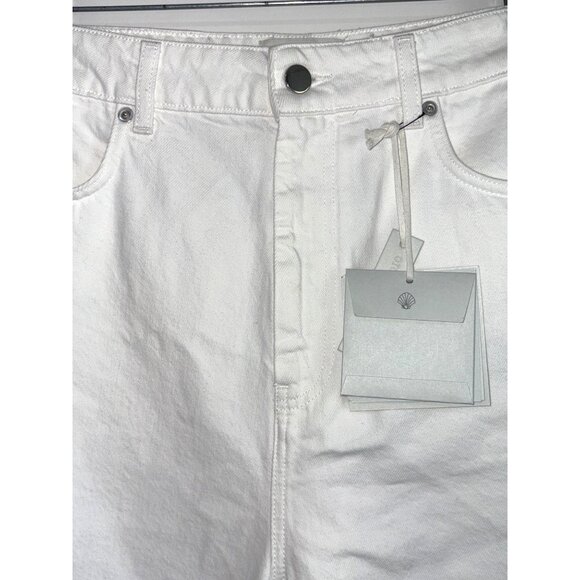 Loulou Studio Isu Shorts in Ivory 25 New Womens Bermuda Long Knee - Picture 7 of 15